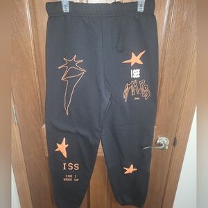 I See Stars Black And Red Joggers